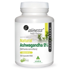Ashwagandha 590 mg 9% 100 Vege caps - Aliness