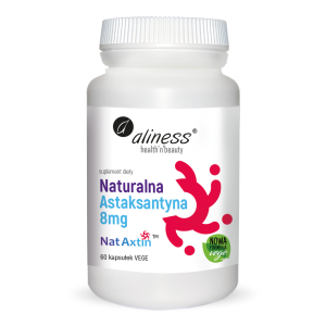 Naturalna Astaksantyna Nat Axtin 8mg  60kaps - Aliness