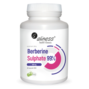 Berberine Sulphate 99% 400 mg x 60 vege caps - Aliness