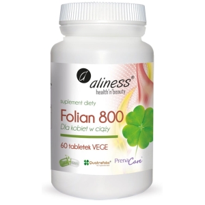 Folian dla kobiet w ciąży 800µg 60 tabl. - Aliness