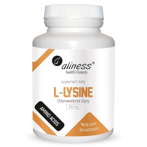 L-Lysine (chlorowodorek) 500 mg 100 Vege caps. - Aliness