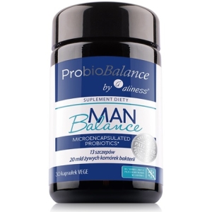 ProbioBALANCE, Probiotyk Man Balance 20 mld. x 30 vege caps. - Aliness