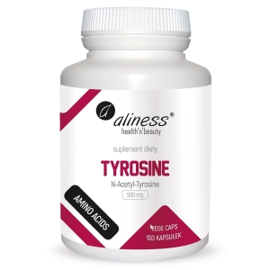 N-Acetyl-Tyrosine 500 mg x 100 Vege caps. - Aliness