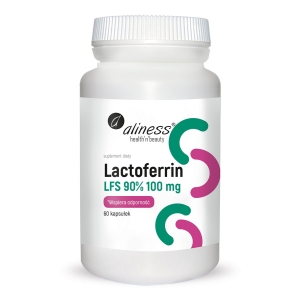 Lactoferrin LFS 90% 100 mg 60 kaps. - Aliness