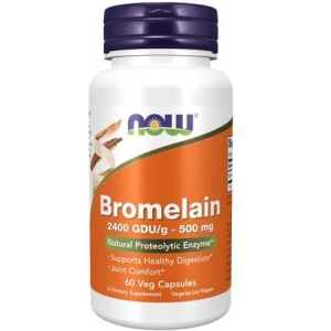 Bromelaina 500 mg 60 kap - Now Foods