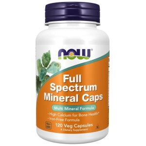 FULL SPECTRUM MINERAL CAPS 120 vege caps - Now Foods