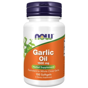 Garlic Oil (Olej z Czosnku) 1500 mg 100 kaps. - Now Foods