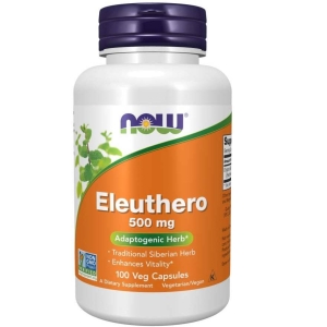 Eleuthero (Żeń-szeń Syberyjski)  500 mg 100 kaps. - Now Foods