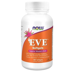 EVE Multivitamins 180 softgels - Now Foods
