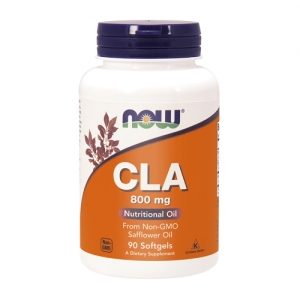 CLA (sprzężony kwas linolowy) 800mg 90softgel - Now Foods