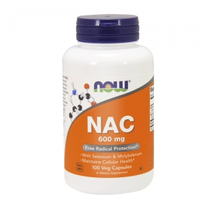 NAC N-Acetylocysteina 600mg 100 veg caps