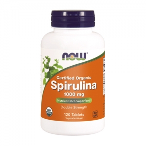 SPIRULINA 1000 mg 120 tabl - Now Foods