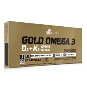 GOLD OMEGA 3 D3 + K2 SPORT EDITION 60 kaps. - Olimp Sport Nutrition