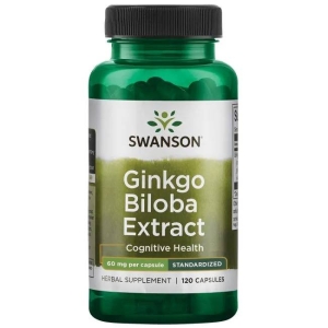 Ginkgo Biloba Extrakt 60 mg 120 kaps. - Swanson